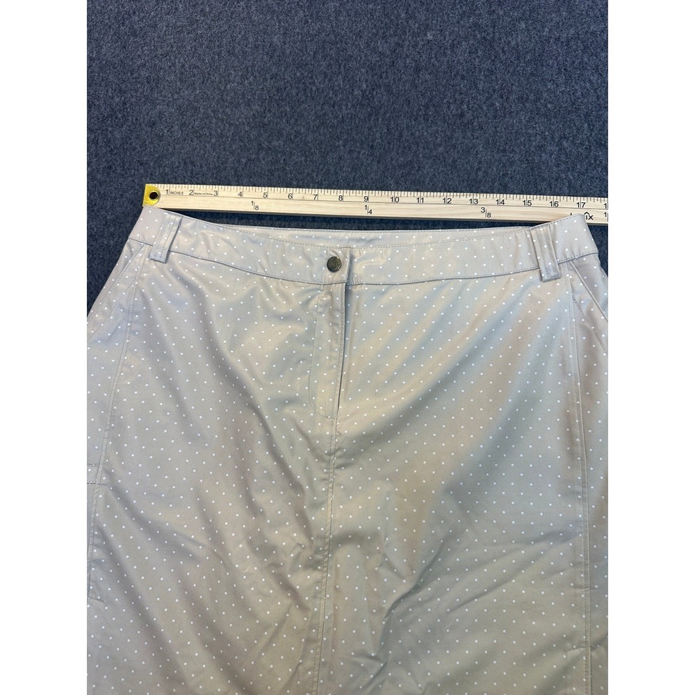Chico's Zenergy Golf Women's Polka Dot Tennis Skort Size 2 Large 12 Pickleball - Picture 12 of 15